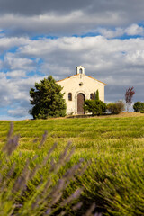 Poster - Chapel in Plateau de Valensole, Provence, France