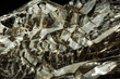 fenster elestial window quartz. macro detail texture background. close-up raw rough unpolished semi-precious gemstone