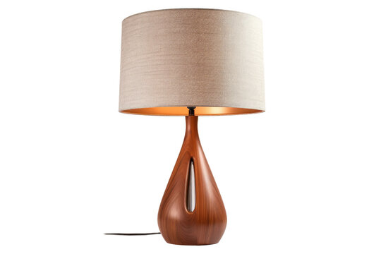 lamp isolated on a transparent background, generative ai