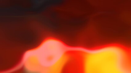 Poster - Dramatic red and orange cloud effect with moving light rays shining through. Motion. Curving gradient shapes.