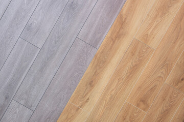 Poster - Wooden texture background with stripes, board parquet