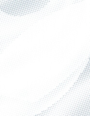 Poster - Abstract white and light grey background with halftone effect