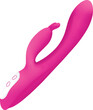 Finger dildo vibrator, adult sex products U shape g spot clitoris vibrator sex toys for woman, rabbit vibrator toys sex vector illustration