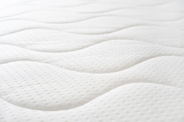 Wall Mural - background of soft comfortable quilted white mattress