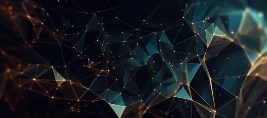 3D Modern Technology Abstract Background