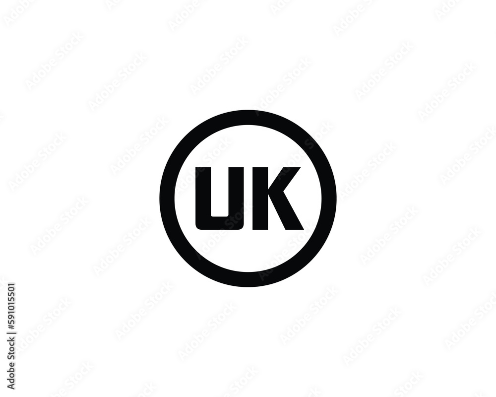 UK logo design vector template Stock Vector | Adobe Stock