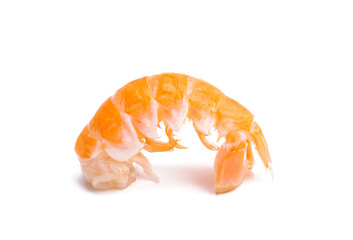 Poster - boiled shrimp tail isolated