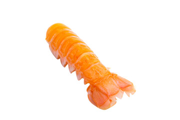 Poster - boiled shrimp tail isolated