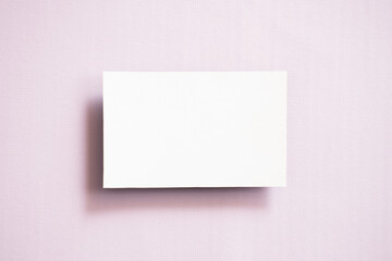 Poster - Blank business card for mockups