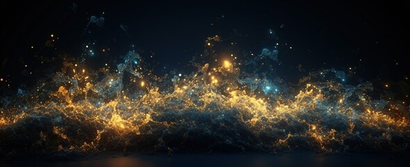 Poster - galaxy space stars outer space background, space background. Generative AI