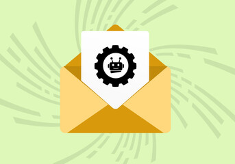 Poster - ai-powered email marketing automation. personalized digital newsletters through segmentation and ai-