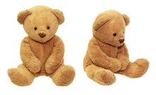 Brown Teddy Bear Baby Toy Isolated On Transparent Background.PNG Format