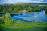 Fototapeta Krajobraz - Landscape shot of an English 'Folly' in the heart of Rutland, Leicestershire, UK