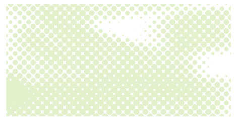 Sticker - green halftone dots