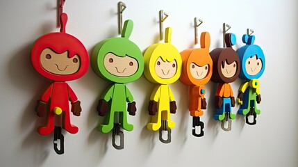 Special creative wall key holders and hangers