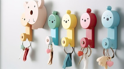 Special creative wall key holders and hangers