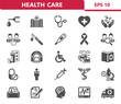 © 13ree_design - Healthcare Icons. Health Care, Medical, Hospital Vector Icon Set