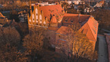 Fototapeta Pomosty - Średniowieczny zamek z góry