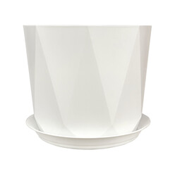 Wall Mural - White  plastic flower pot