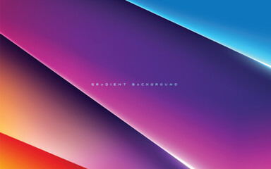 Wall Mural - abstract smooth gradient color background with light diagonal