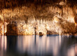 Underground lake in Dragon cave (Cuevas del Drach), Porto Cristo, Mallorca island, Spain