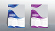 © graphartwiz - Corporate Flyer Template For Business Agency with 2 Color Gradient Layout.