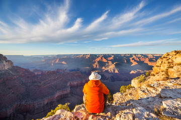 Wall Mural - Hike in Grand Canyon