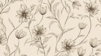 minimalist flower drawings wallpaper
