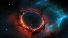 Ring Nebula - Magnificent Planetary Nebula Wallpaper