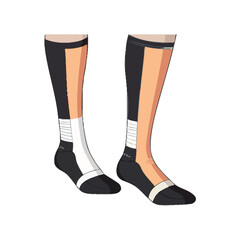 Poster - sport comfortable striped socks