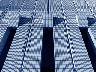 Poster - Exterior of modern building. Architecture abstract background