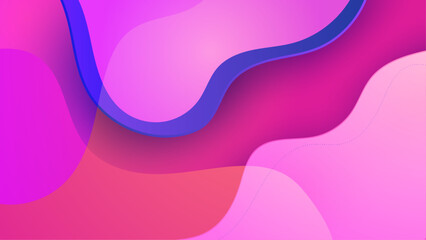 Vector purple and pink geometric shapes abstract, science, futuristic, energy technology concept.