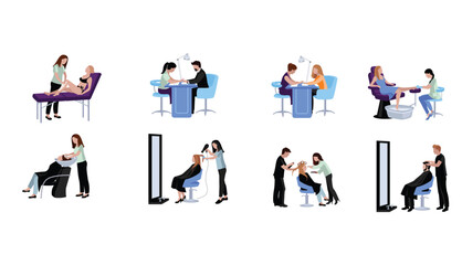 Wall Mural - people in situations png