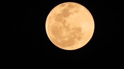 Wall Mural - moon-night -black -planet -sky -gold .