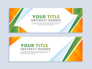 Wall Mural - Business modern banner template