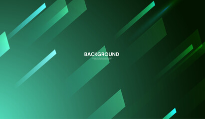 Poster - abstract background with arrows, Green background