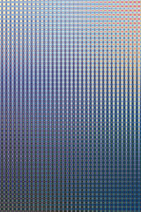 Poster - abstract blue illustration background with shapes