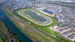 2023年4月　オープン直前の京都競馬場周辺を空撮
