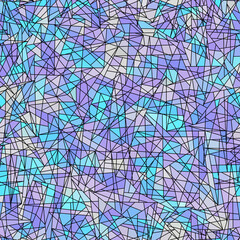 Aufkleber - Vector seamless mosaic art pattern. Art background.