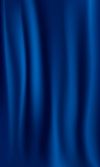 Vector illustration of blue silk