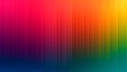 Fototapete - Simple minimalist retro color trendy background and abstract colorful wallpaper. Artistic digital art geometric line stripe and wave, element and design material. Generative AI technology.
