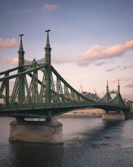 Sticker - Iconic bridge of Budapest, Liberty Bridge in summer