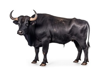 Poster - cow isolated on white background