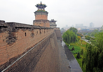 Wall Mural - View of Pingyao in Shanxi province - China