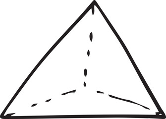 Leinwandbilder - Illustration of triangle shape