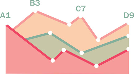 Poster - business graph and chart