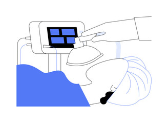 Poster - General anesthesia abstract concept vector illustration.