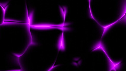 Poster - Moving 3d shapes with plasma light. Design. Bright light of plasma energy with moving texture of dark matter. Black 3d structure moving with plasma light