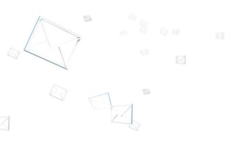 Poster - Abstract image of message icons