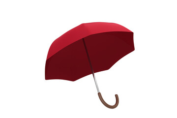 Leinwandbilder - Digital image of red umbrella